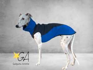 Abrigo Softshell para galgo azul