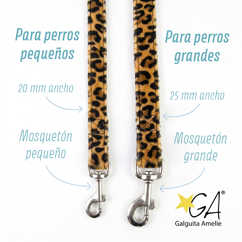 Collar Martingale Fluffy Leopard - Imagen 3